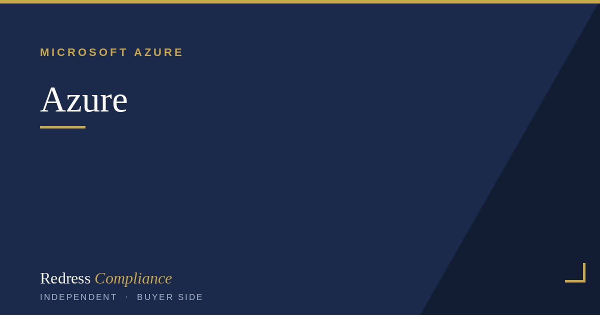 Cover of the Azure MACC Negotiation Guide white paper from Redress Compliance