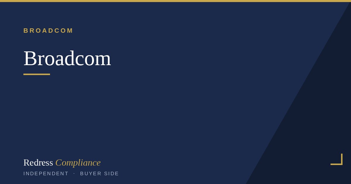 Cover of the Broadcom VMware Exit Top 10 Negotiation Recommendations white paper from Redress Compliance