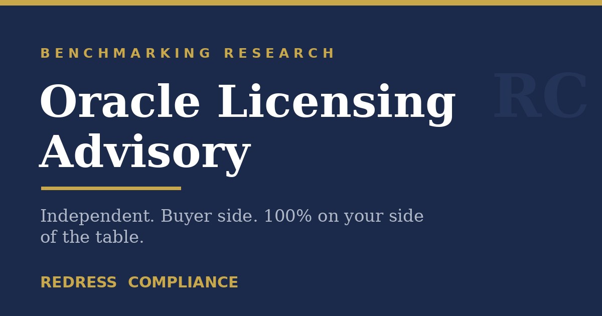 Cover of the Oracle ULA Exit Strategy Playbook white paper from Redress Compliance