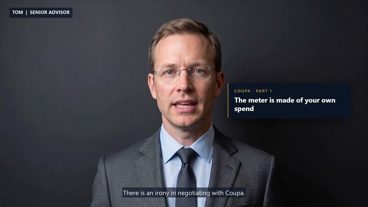 Coupa Negotiation, Part 1: The Spend Under Management Meter and the Band Cliffs
