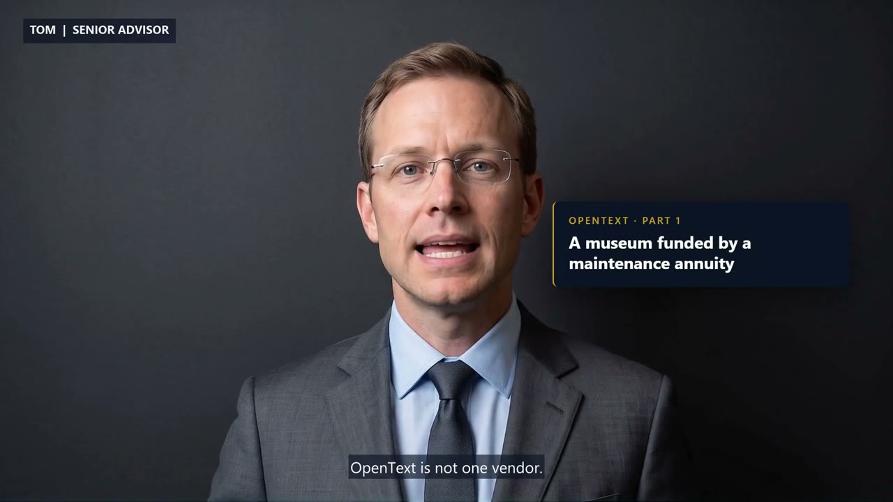 OpenText Negotiation, Part 1: The Acquisition Museum and the Triage That Prices Each Wing