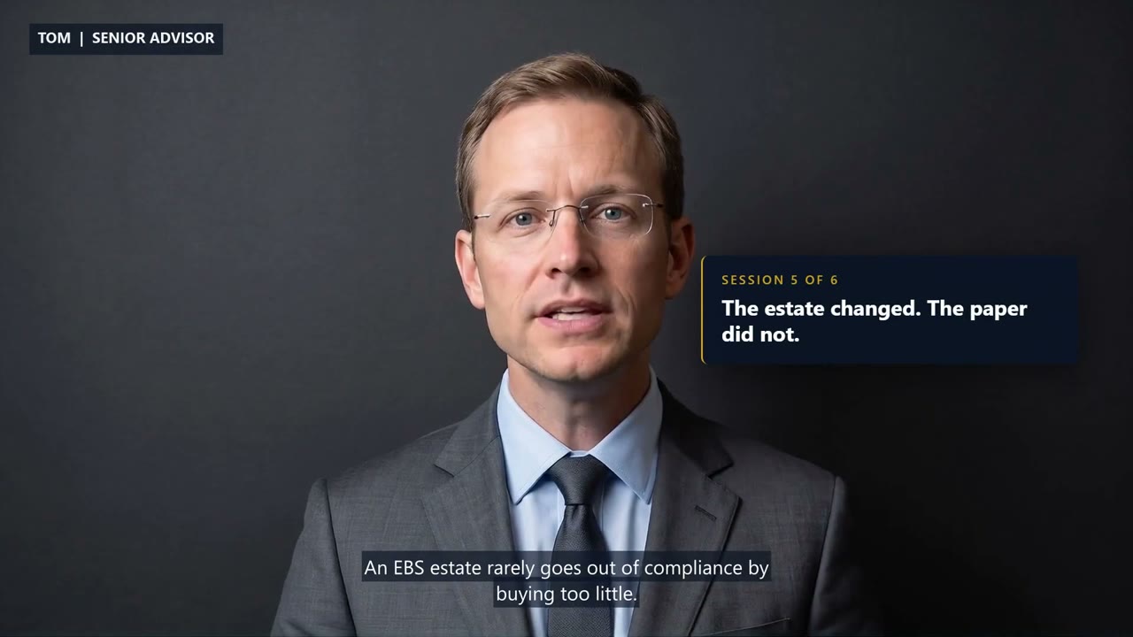 How an EBS Estate Drifts Out of Compliance